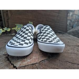 VANS classic Slip-On ComfyCush Checkerboard Men 5/Womens 6.5 sneakers